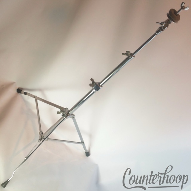 Ludwig Cymbal Stand Atlas Chrome Vintage 60s USA Crash/Ride Single-Braced Excl* — main photograph