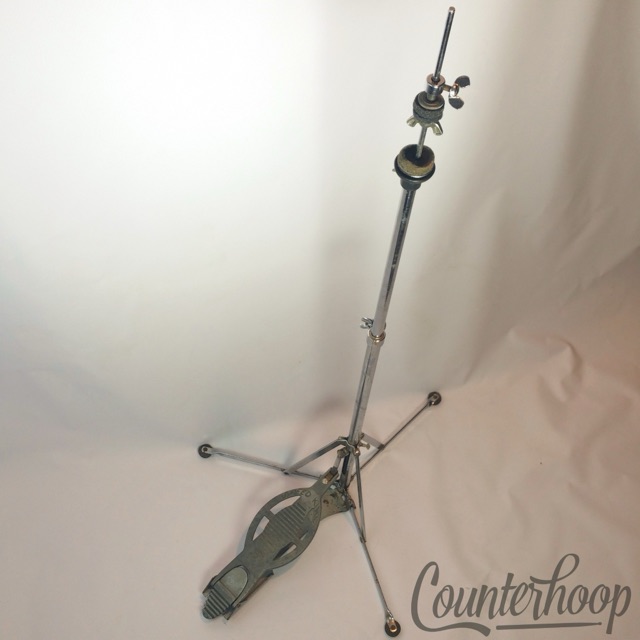 Ludwig WFL Hi-Hat Cymbal Stand 1121 Vintage 50s USA Flush/Flat-Base Speed-King* — main photograph