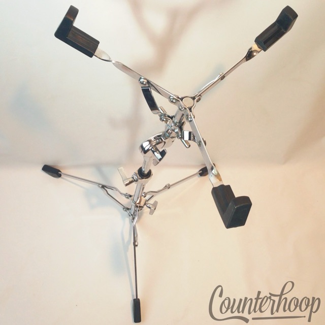 Pearl Snare Drum Stand Single-Braced Chrome Complete Excellent* — main photograph