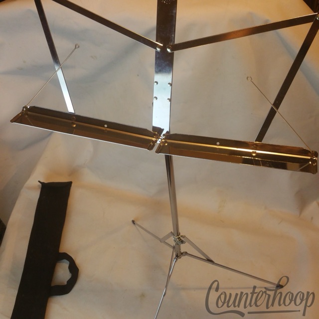 The Hamilton Drum Music Stand Chrome Pro-Tec International Dum400N+Carrying Case — main photograph