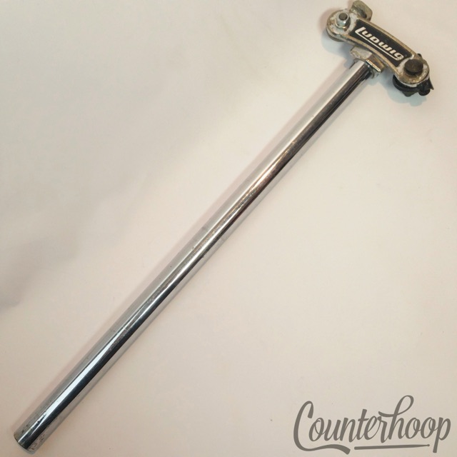 Ludwig Double Tom Drum Mount Long Post Vintage 70s Chrome Parts L-Arm Holder* — main photograph