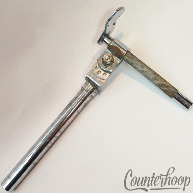 Pearl Single Tom Drum Mount Post Tube Vintage 60s Japan Clip Arm Chrome Holder* — main photograph