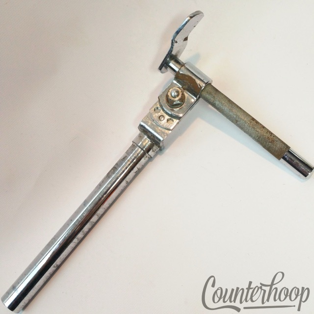 Pearl Single Tom Drum Mount Post Tube Vintage 60s Japan Clip Arm Chrome Holder* — main photograph
