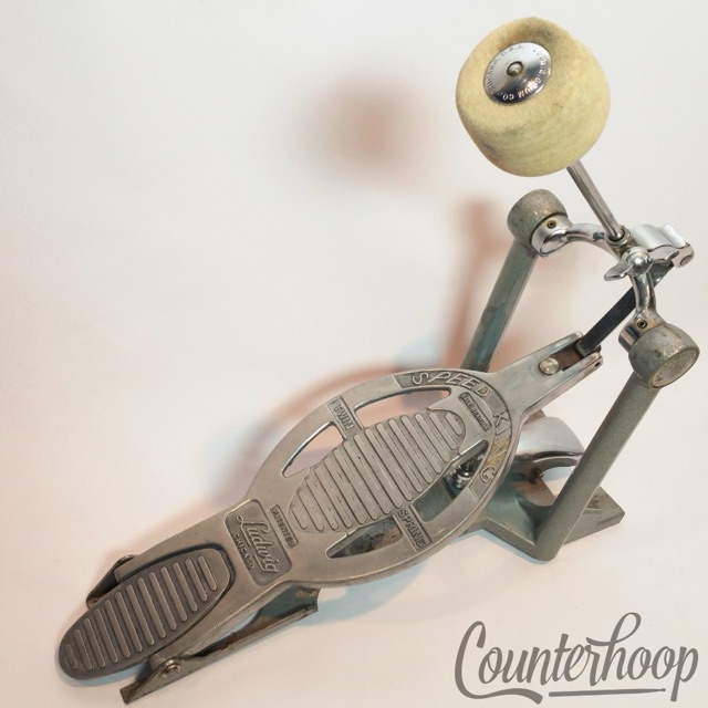 Ludwig Speed King Bass Drum Pedal Twin Spring OG Beater Vintage 60s Chicago USA — main photograph