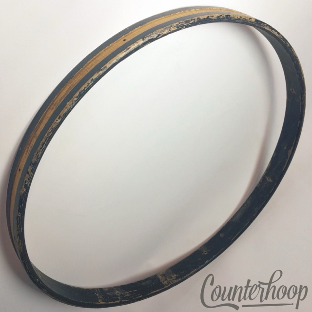 Gretsch 14" 3-Ply Maple Wood Hoop/Rim Snare/Tom Drum Batter Vintage 40s Black* — main photograph