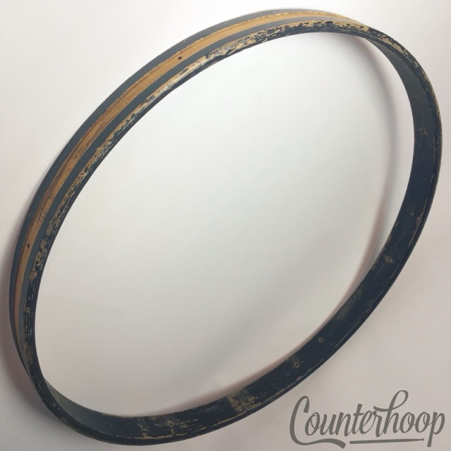 Gretsch 14" 3-Ply Maple Wood Hoop/Rim Snare/Tom Drum Batter Vintage 40s Black* — main photograph
