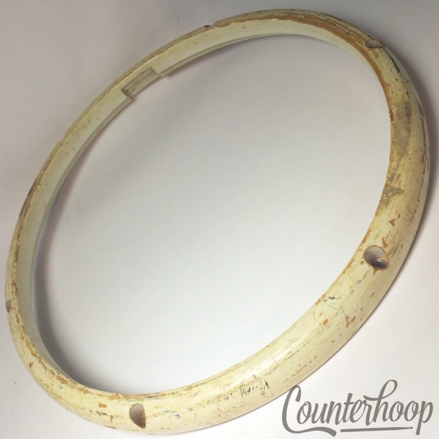 Ludwig Victory 14" Maple Wood Hoop/Rim Snare Drum 6-Lug Resonant Side WW2 40s* — main photograph