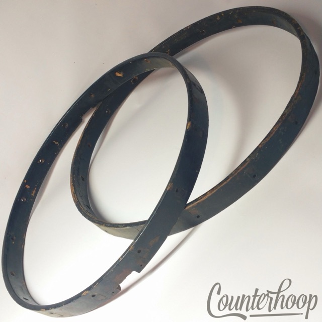 Duplex 14 5/8"16-Hole Maple Wood Hoops Snare Drum Set Vintage 10s Early American — main photograph