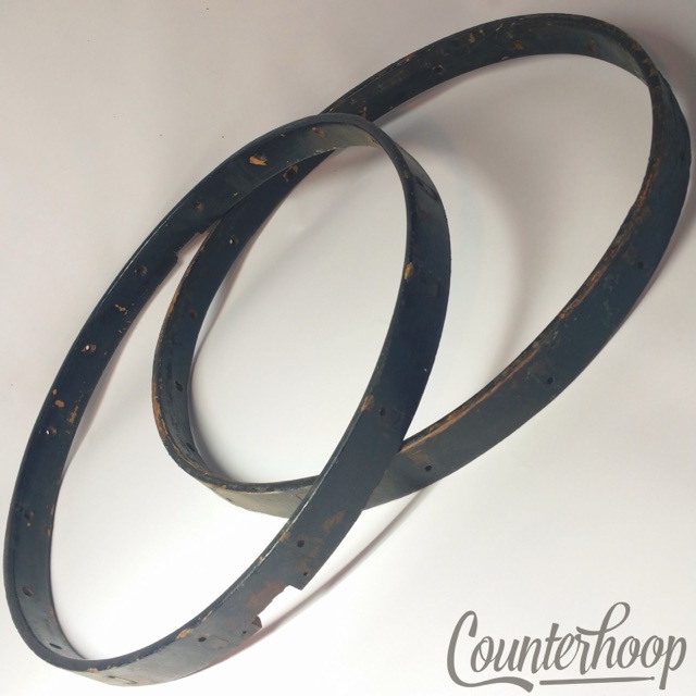 Duplex 14 5/8"16-Hole Maple Wood Hoops Snare Drum Set Vintage 10s Early American — main photograph