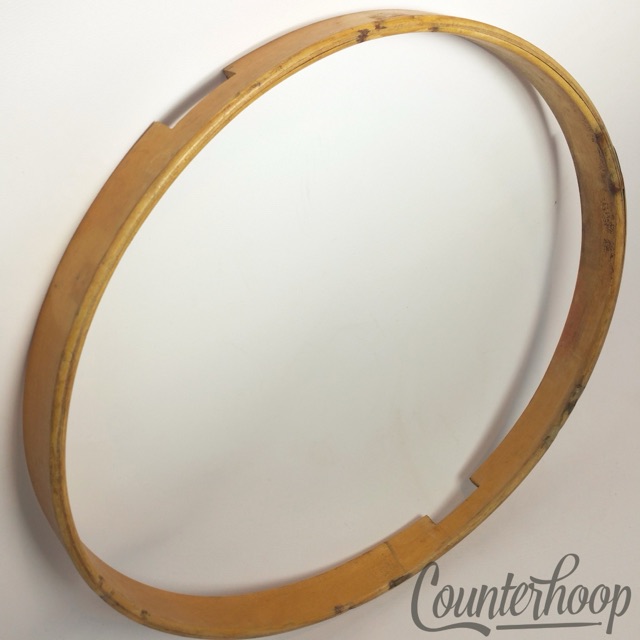 Kent 14"3-Ply Natural Maple Wood Hoop/Rim Snare Drum Resonant Vintage 50s USA* — main photograph
