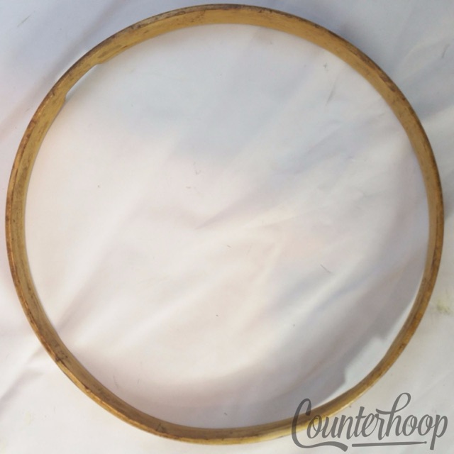 Early American 14"1Ply Solid Maple Wood Hoop/Rim Snare Drum Resonant Vintage 10s — main photograph