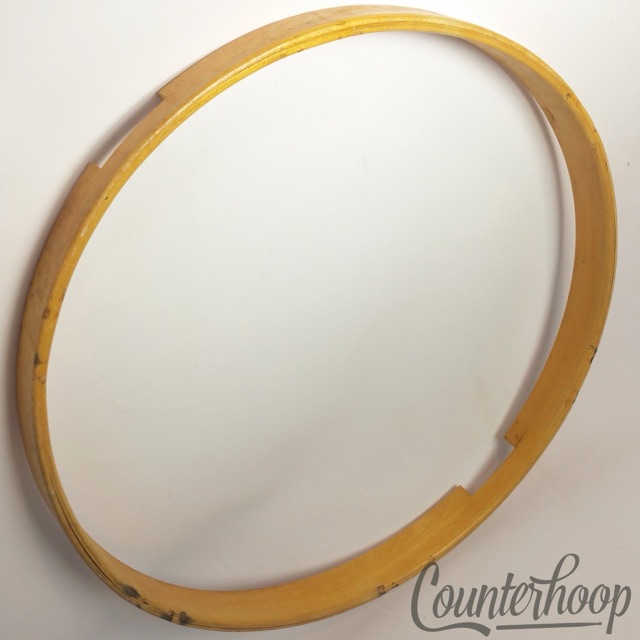 Kent 14"3-Ply Natural Maple Wood Hoop/Rim Snare Drum Resonant USA Vintage 50s* — main photograph
