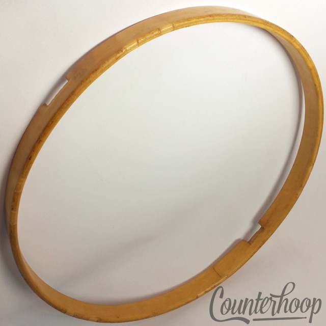 Gretsch 14"3Ply Natural Maple Wood Hoop/Rim Snare Drum Resonant Marching USA 50s — main photograph