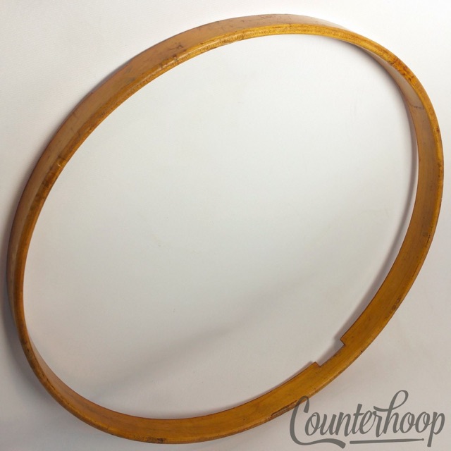 Ludwig 14" 1-Ply Natural Maple Wood Hoop/Rim Snare Drum Resonant Vintage 10s USA — main photograph