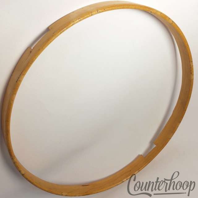 Ludwig WFL 14"1-Ply Natural Maple Wood Hoop/Rim Snare Drum Resonant Vintage 50s — main photograph