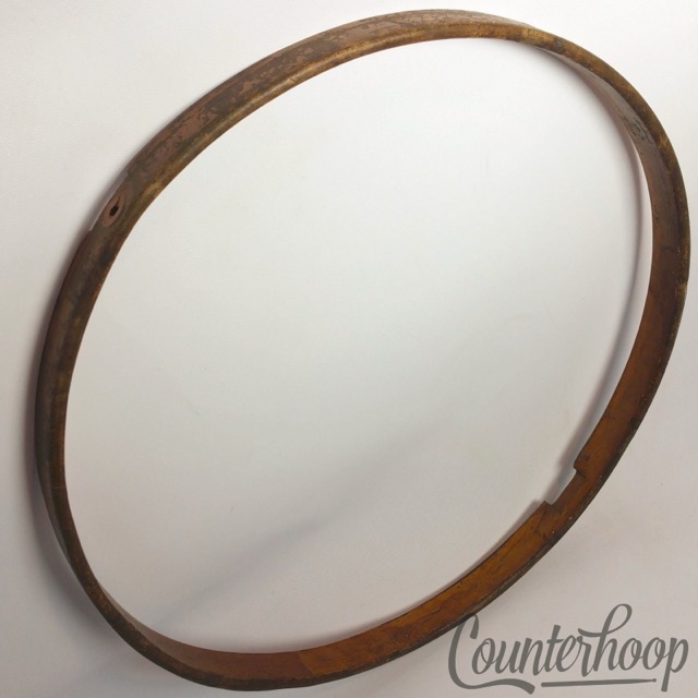 Ludwig 14"Solid 1Ply Natural Maple Wood Hoop/Rim Snare Drum Resonant Vintage 10s — main photograph