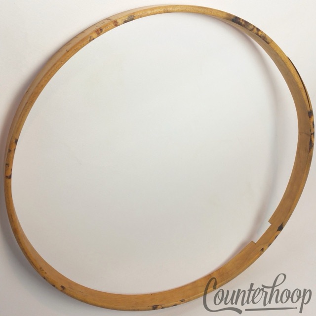 Ludwig WFL 15"1-Ply Natural Maple Wood Hoop/Rim Snare Drum Resonant Vintage 50s — main photograph