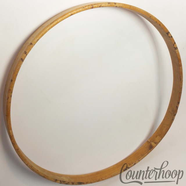 Ludwig 15" 1-Ply Maple Natural Wood Hoop/Rim Snare/Tom Drum Batter Vintage 50s* — main photograph
