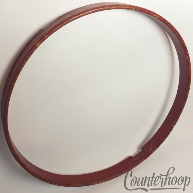 Leedy 15" 1-Ply Solid Maple Wood Hoop/Rim Snare Drum Resonant Vintage 20s USA* — main photograph