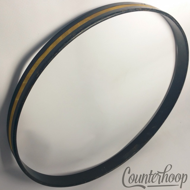Slingerland 20"Gold Satin Flame 1Ply Solid Maple Wood Hoop/Rim Bass Drum 60s USA — main photograph