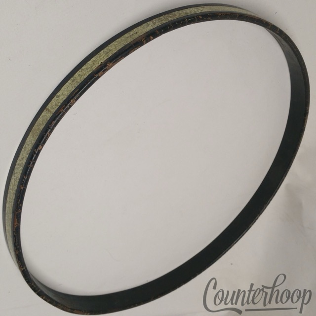 Gretsch 20" 3Ply Maple Bass Drum Hoop/Rim Silver Sparkle Inlay Broadkaster 50s* — main photograph