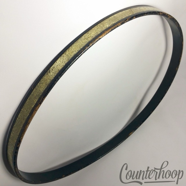 Leedy 18"Silver Sparkle 1Ply Maple Wood Hoop/Rim Bass Drum/Floor Tom Bop Jazz40s — main photograph