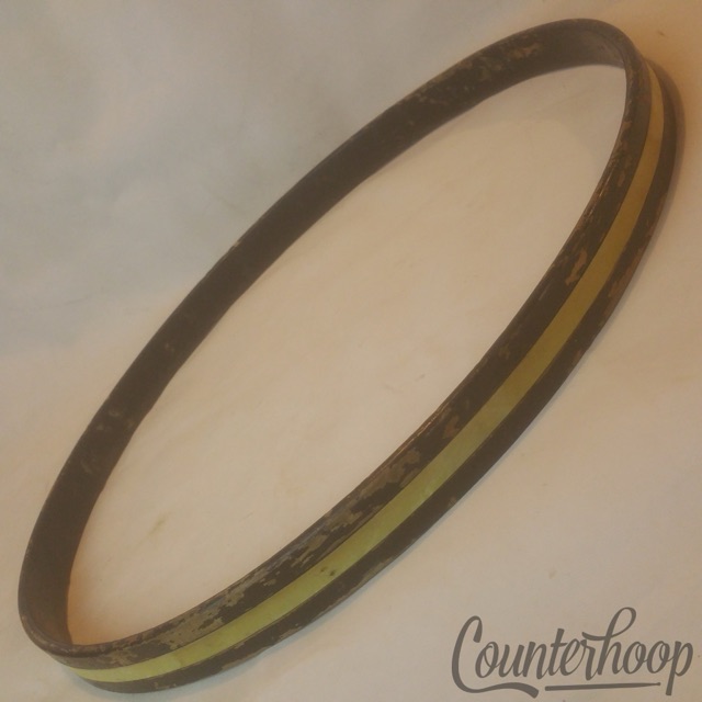 Slingerland 20" WMP 1-Ply Solid Maple Bass Drum Hoop/Rim Vintage 40s Sound King — main photograph
