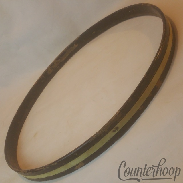 Slingerland 20" WMP 1-Ply Solid Maple Bass Drum Hoop/Rim Sound King Vintage 40s — main photograph