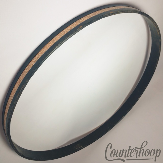 Rogers 22"Champagne Sparkle 8Ply Maple Bass Drum Hoop/Rim Vintage 60s Powertone — main photograph