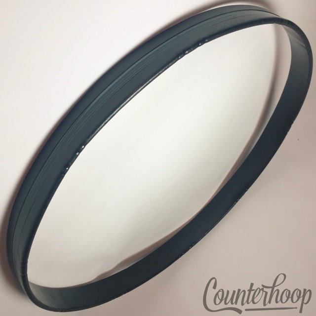Ludwig 22" Blue Strata 1-Ply Maple Bass Drum Hoop/Rim Vintage 60s-70s Standard* — main photograph