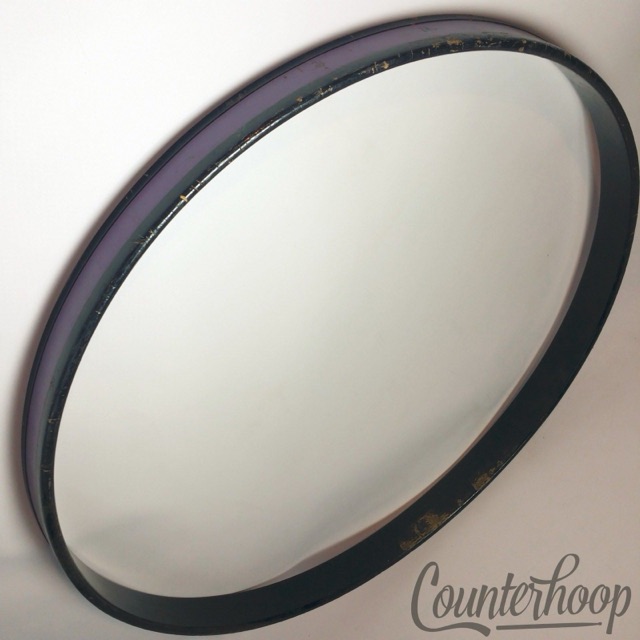 Premier 22" Polychromatic Royal Purple Bass Drum Hoop/Rim Birch Vintage 70s UK* — main photograph