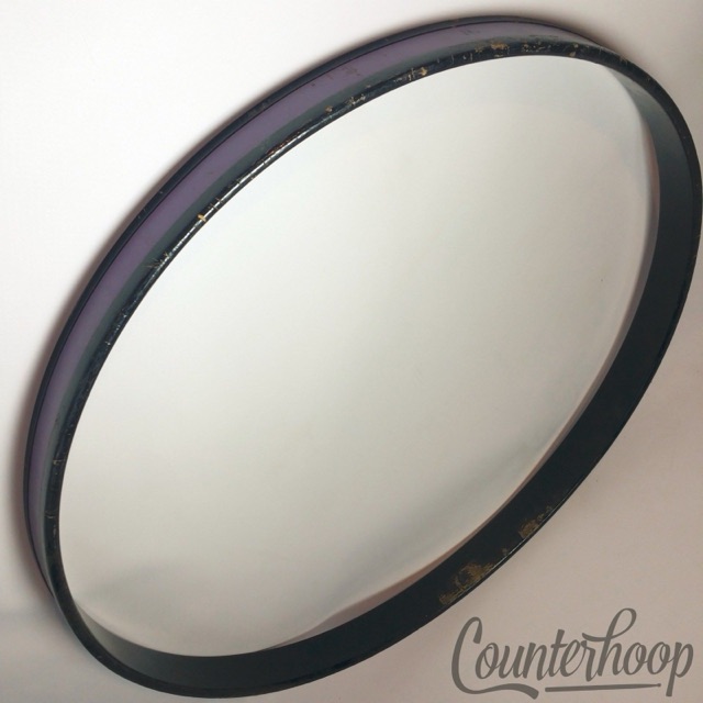 Premier 22" Polychromatic Royal Purple Bass Drum Hoop/Rim Birch Vintage 70s UK* — main photograph