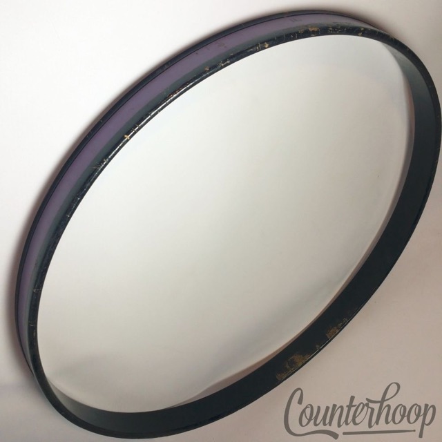 Premier 22" Polychromatic Royal Purple Bass Drum Hoop/Rim Birch Vintage 70s UK* — main photograph