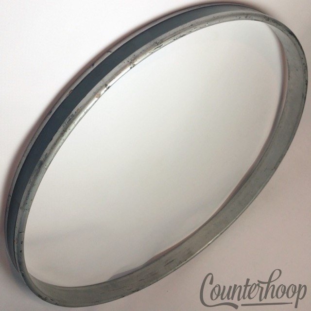 Premier 22" Black Duroplastic Bass Drum Hoop/Rim Birch Vintage 60s England UK* — main photograph