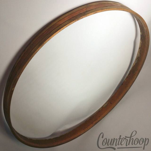 Ludwig WFL 22"1Ply Solid Maple Painted WMP-Inlay Bass Drum Hoop/Rim Vintage 50s — main photograph