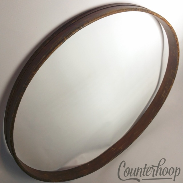 Ludwig 22"1-Ply Solid Maple Stained Bass Drum Hoop/Rim Vintage 60s Project USA* — main photograph