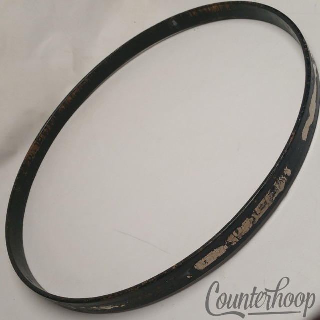 Ludwig&Ludwig 25 1/2"Bass Drum Hoop/Rim Vintage 20s 1Ply Maple Gold Sparkle/Blue — main photograph