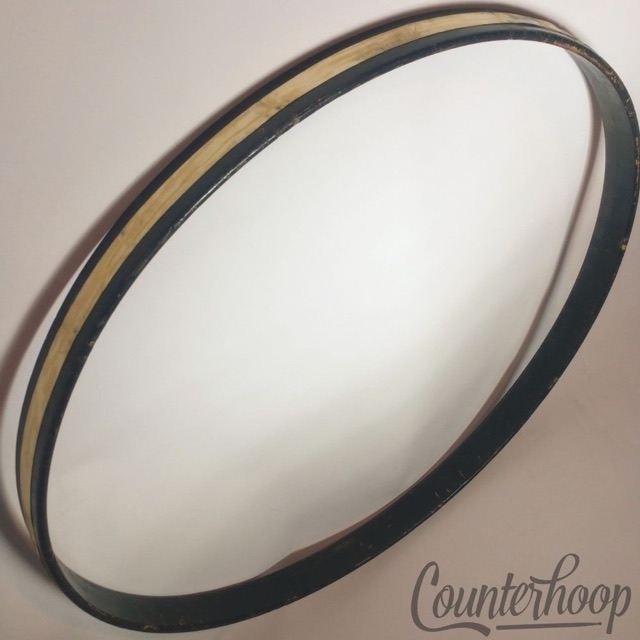 Ludwig 26/ 25 1/2"WMP Bass Drum Hoop/Rim Vintage 10s 1-Ply Maple Early American — main photograph
