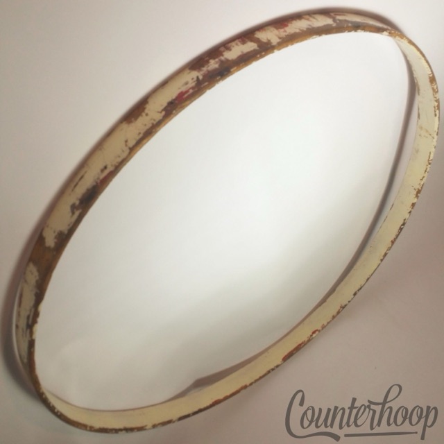 Slingerland 28" Bass Drum Hoop/Rim Vintage 30s 1Ply Solid Maple Early Radio King — main photograph