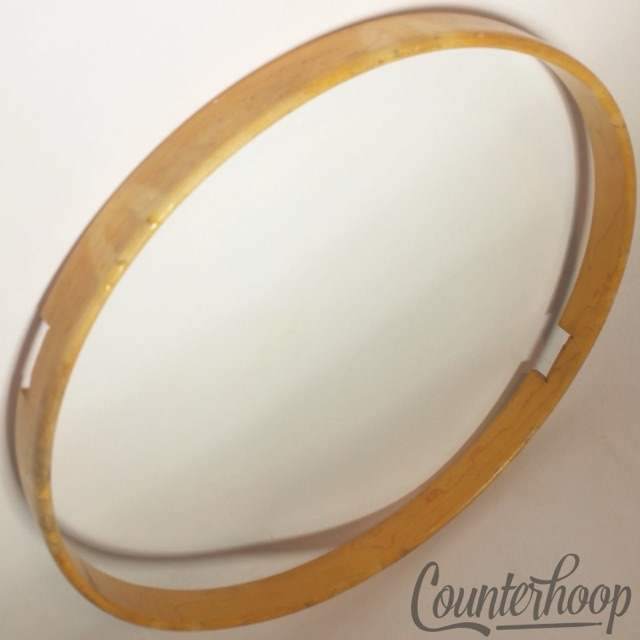 Ludwig 14"1-Ply Solid Birds Eye Maple Wood Hoop/Rim Snare Drum Resonant 60s USA — main photograph