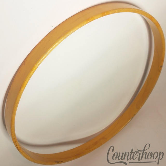 Leedy 14"1Ply Solid Natural Maple Wood Hoop/Rim Snare/Tom Drum Batter Vintage40s — main photograph
