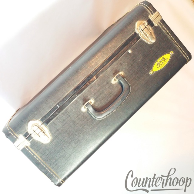 Ludwig Drum Co. Hard Shell Snare Case 14"x5"+HW Section Chicago,IL Vintage 60s* — main photograph
