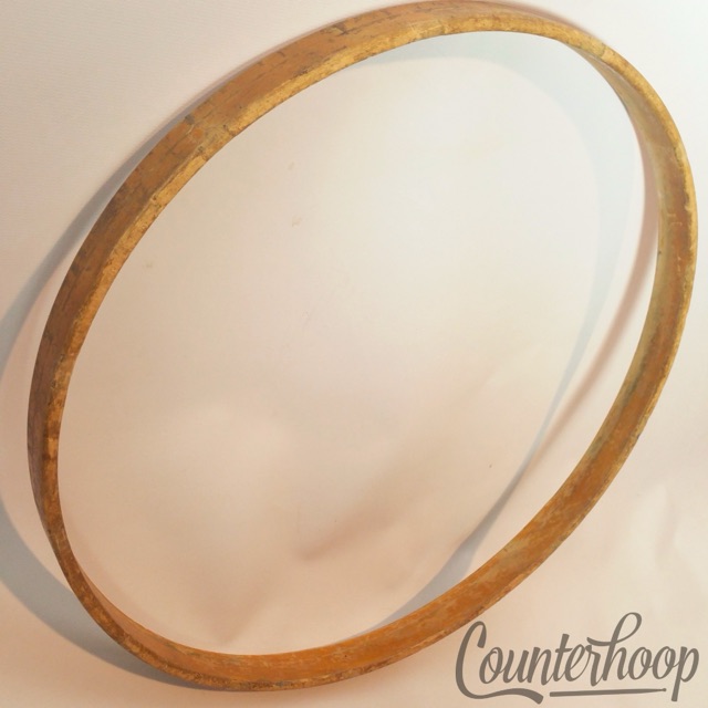 Ludwig 14" Batter Vintage 10s 1-Ply Natural Maple Wood Hoop/Rim Snare/Tom Drum* — main photograph