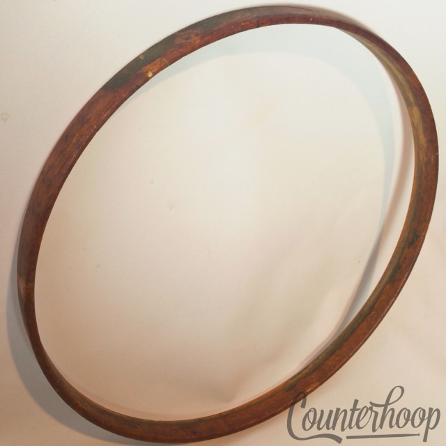 Ludwig 14" Batter Vintage 10s 1-Ply Maple Natural Wood Hoop/Rim Snare/Tom Drum* — main photograph