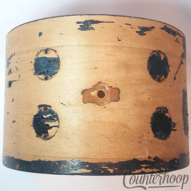 Camco 12x8"Oaklawn Tom Drum Jasper Shell 6ply Maple/Gum Vintage 60s Aristocrat* — main photograph