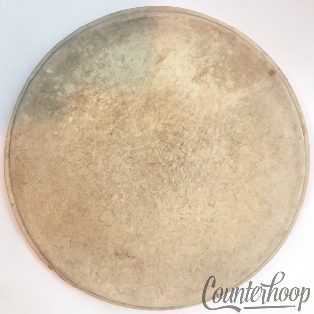 Ludwig 10" Calf Skin Tom/Snare Drum Head Vintage 20s Calfskin Thick Batter Side — main photograph