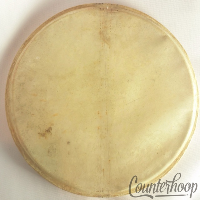 Ludwig 10"Calf Skin Snare Drum Head Vintage 20s Calfskin Thick Resonant Side USA — main photograph