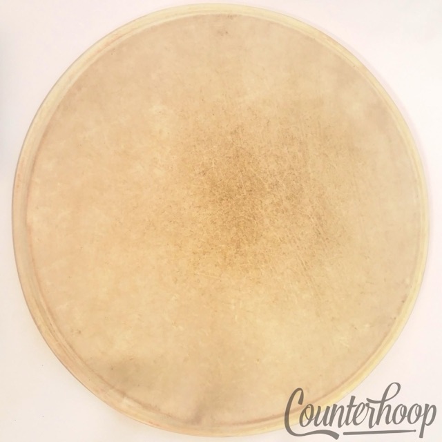 Ludwig 12" Calf Skin Ride Tom Drum Head Calfskin Thick Batter Vintage 30s USA* — main photograph