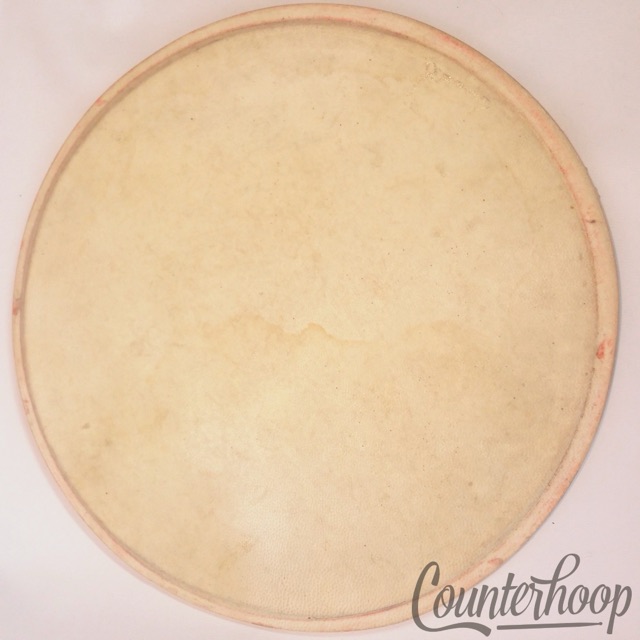 Ludwig 12"Calf Skin Ride Tom Drum Head Calfskin Thick Pig Batter Vintage 30s USA — main photograph