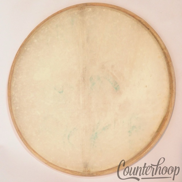 Leedy 12" Calf Skin Snare Drum Head Calfskin Thin Resonant Vintage 10s USA* — main photograph